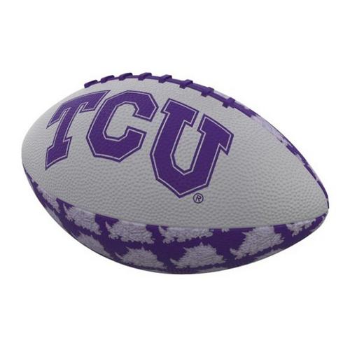 Logo Brands TCU Horned Frogs Mini-Size Rubber Football - Primary Image
