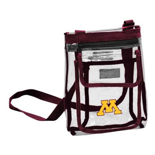 Logo Brands Minnesota Golden Gophers Gameday Clear Crossbody Bag - Primary Image