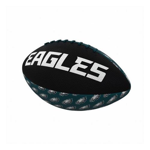 Logo Brands Philadelphia Eagles Mini-Size Rubber Football - Primary Image