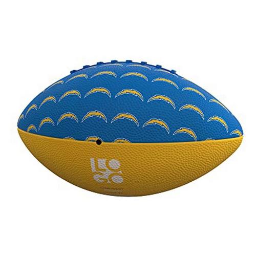 Logo Brands Los Angeles Chargers Mini-Size Rubber Football - Primary Image