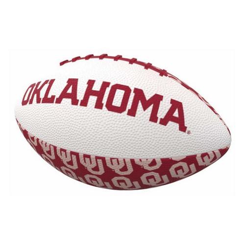 Logo Brands Oklahoma Sooners Mini-Size Rubber Football - Primary Image