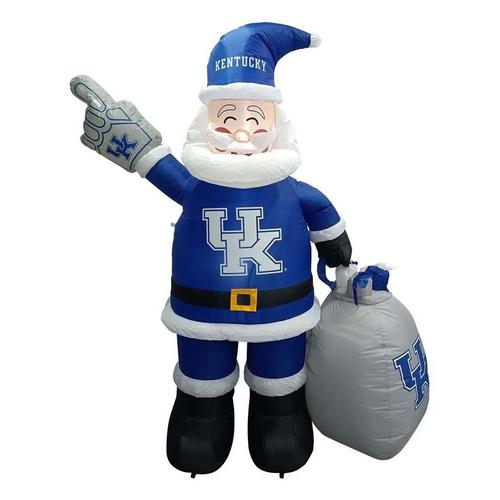 Logo Brands Kentucky Wildcats Inflatable Santa - Primary Image