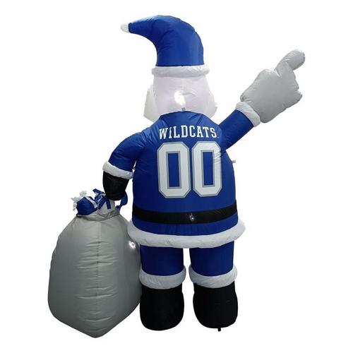 Logo Brands Kentucky Wildcats Inflatable Santa - Primary Image