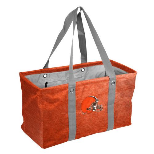 Logo Brands Cleveland Browns Crosshatch Picnic Caddy - Primary Image