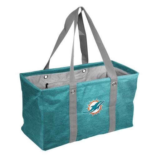 Logo Brands Miami Dolphins Crosshatch Picnic Caddy - Primary Image