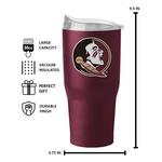 Logo Brands Florida State Seminoles 30 oz. Flipside Powder Coat Tumbler - Thumbnail 2 of 2