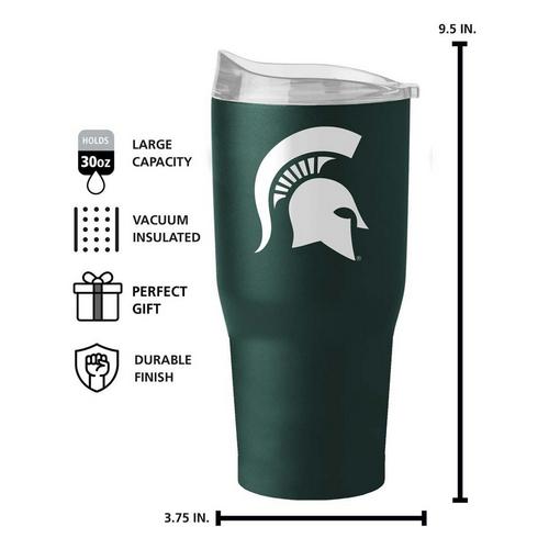 Logo Brands Michigan State Spartans 30 oz. Flipside Powder Coat Tumbler - Primary Image