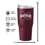 Logo Brands Mississippi State Bulldogs 30 oz. Flipside Powder Coat Tumbler - Thumbnail 2 of 2