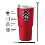 Logo Brands North Carolina State Wolfpack 30 oz. Flipside Powder Coat Tumbler - Thumbnail 2 of 2