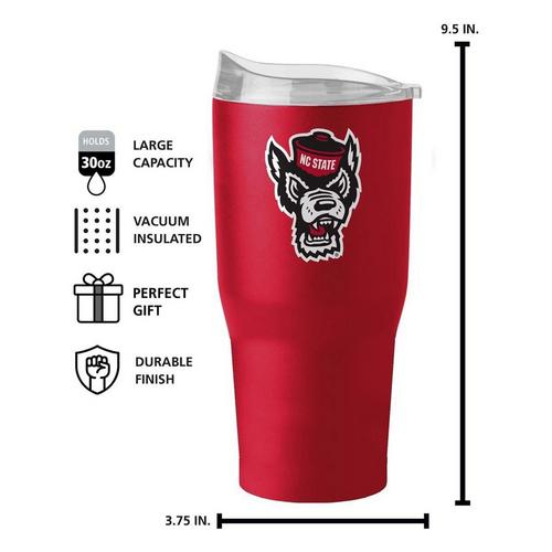 Logo Brands North Carolina State Wolfpack 30 oz. Flipside Powder Coat Tumbler - Primary Image