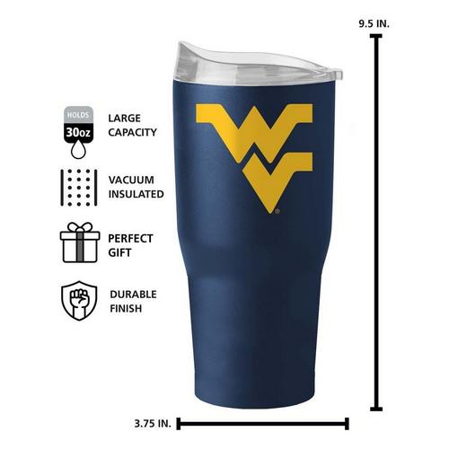 Logo Brands West Virginia Mountaineers 30 oz. Flipside Powder Coat Tumbler - Primary Image