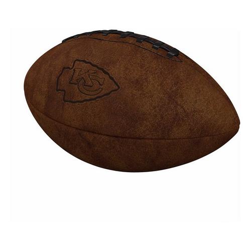 Logo Brands Kansas City Chiefs Mini Leather Football - Primary Image