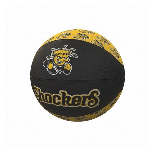 Logo Brands Wichita State Shockeres Mini-Size Rubber Basketball - Primary Image