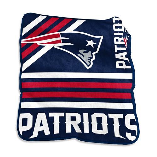 Logo Brands New England Patriots 50x60 Raschel Throw - Primary Image