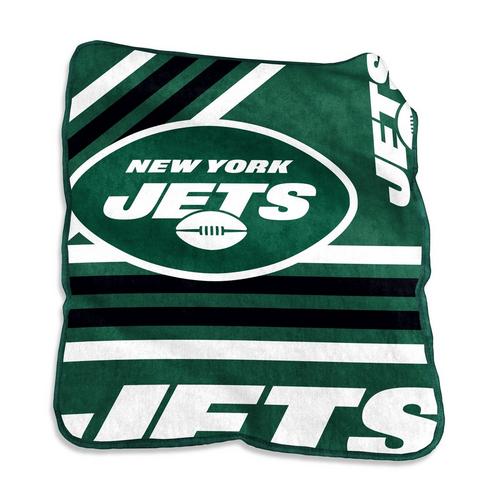Logo Brands New York Jets 50x60 Raschel Throw - Primary Image