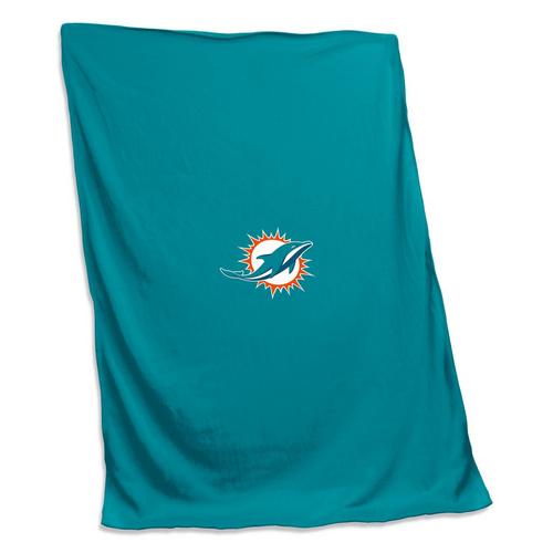 Logo Brands Miami Dolphins Sweatshirt Blanket - Primary Image