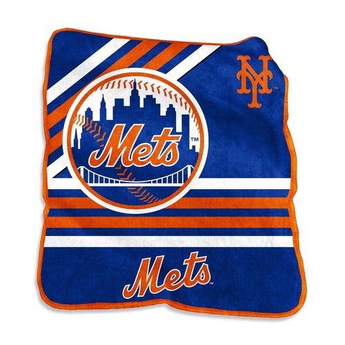 Logo Brands NY Mets 50x60 Raschel Throw - Primary Image