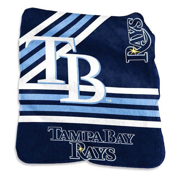 Logo Brands Tampa Bay Rays 50x60 Raschel Throw
