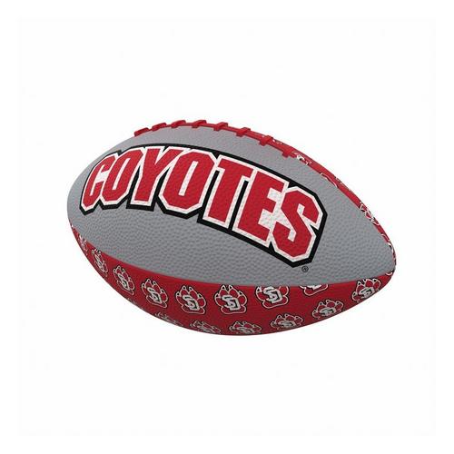 Logo Brands South Dakota Coyotes Mini-Size Rubber Football - Primary Image