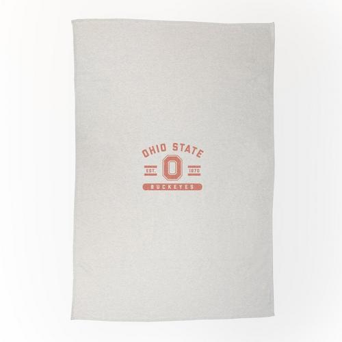 Logo Brands Ohio State Buckeyes Sublimated Sweatshirt Blanket - Primary Image