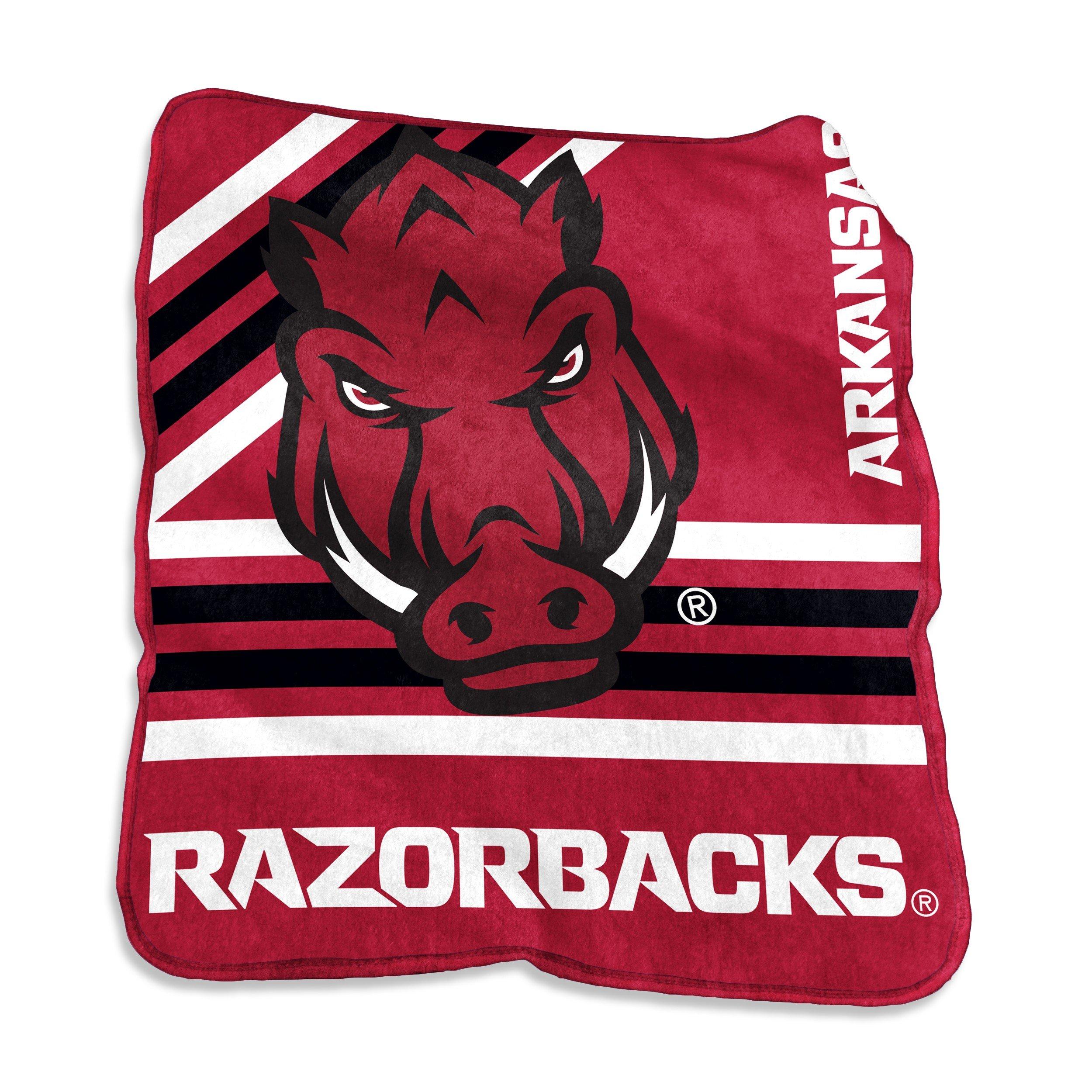 Logo Brands Arkansas Razorbacks 50x60 Raschel Throw