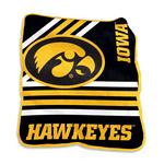 Logo Brands Iowa Hawkeyes 50x60 Raschel Throw - Thumbnail 1 of 2
