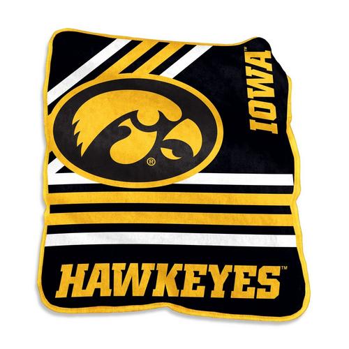Logo Brands Iowa Hawkeyes 50x60 Raschel Throw - Primary Image