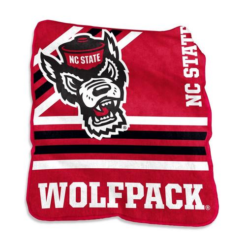 Logo Brands NC State Wolfpack 50x60 Raschel Throw - Primary Image