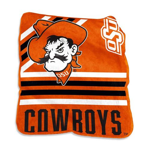 Logo Brands Oklahoma State Cowboys 50x60 Raschel Throw - Primary Image