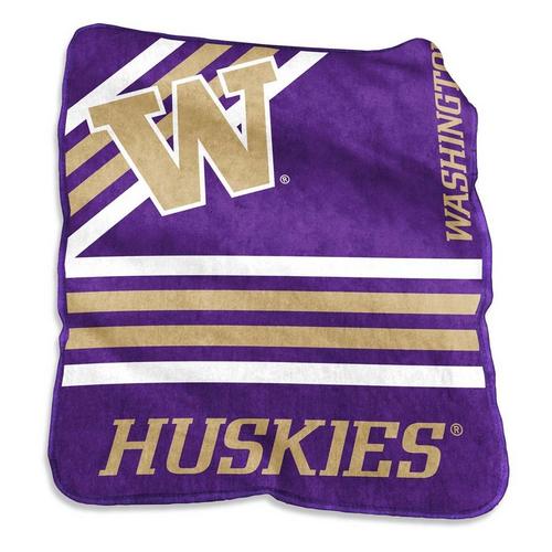Logo Brands Washington Huskies 50x60 Raschel Throw - Primary Image
