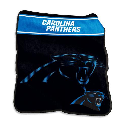Logo Brands Carolina Panthers 60x80 Raschel Throw - Primary Image