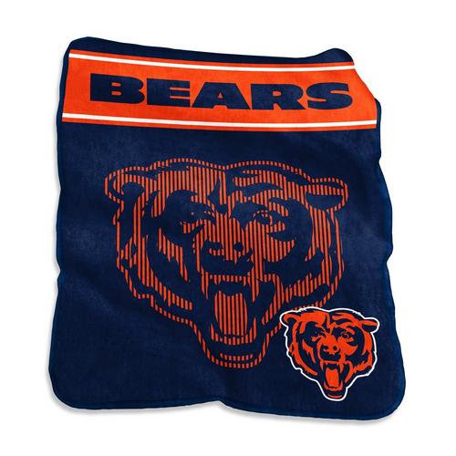 Logo Brands Chicago Bears 60x80 Raschel Throw - Primary Image