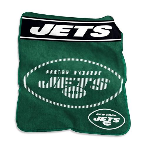 Logo Brands New York Jets 60x80 Raschel Throw - Primary Image