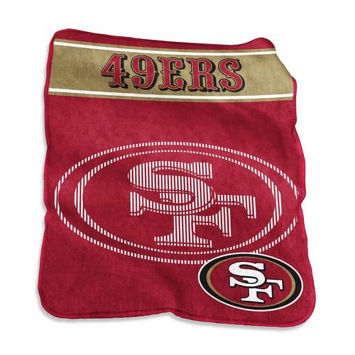 Logo Brands San Francisco 49ers 60x80 Raschel Throw - Primary Image
