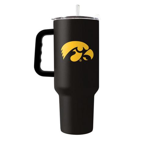 Logo Brands Iowa Hawkeyes 40oz. 40oz. Flipside Powder Coat Travel Tumbler - Primary Image