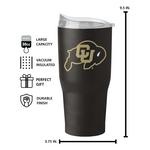 Logo Brands Colorado Buffaloes 30oz. Ultra Matte Tumbler - Thumbnail 2 of 2