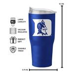 Logo Brands Duke Blue Devils 30 oz. Flipside Powder Coat Tumbler - Thumbnail 2 of 2
