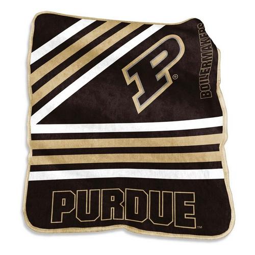 Logo Brands Purdue Boilermakers 50x60 Raschel Throw - Primary Image