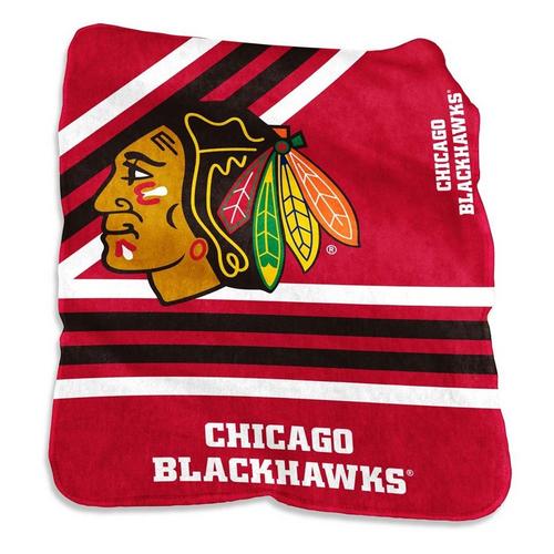 Logo Brands Chicago Blackhawks 50x60 Raschel Throw - Primary Image