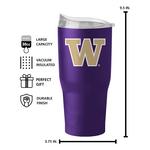 Logo Brands Washington Huskies 30 oz. Flipside Powder Coat Tumbler - Thumbnail 2 of 2