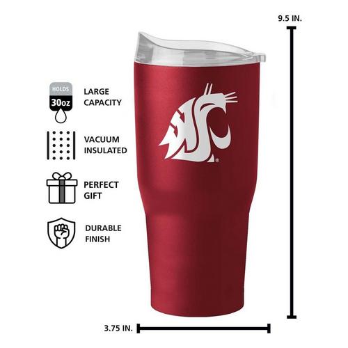 Logo Brands Washington State Cougars 30 oz. Flipside Powder Coat Tumbler - Primary Image