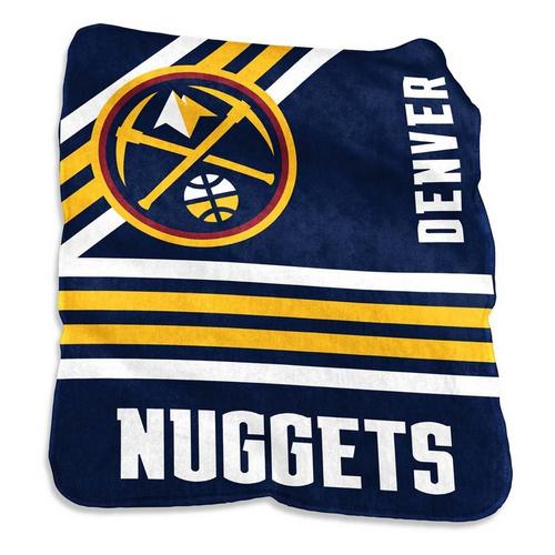 Logo Brands Denver Nuggets 50x60 Raschel Throw - Primary Image