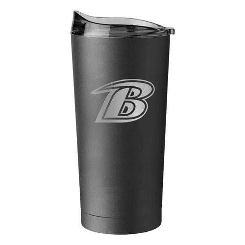 Logo Brands Baltimore Ravens 20 oz. Etch Powder Coat Tumbler - Primary Image