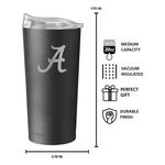 Logo Brands Alabama Crimson Tide 20 oz. Etch Powder Coat Tumbler - Thumbnail 2 of 4