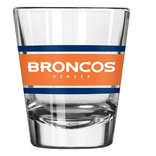 Logo Brands Denver Broncos Stripe Shot Glass - Primary Image