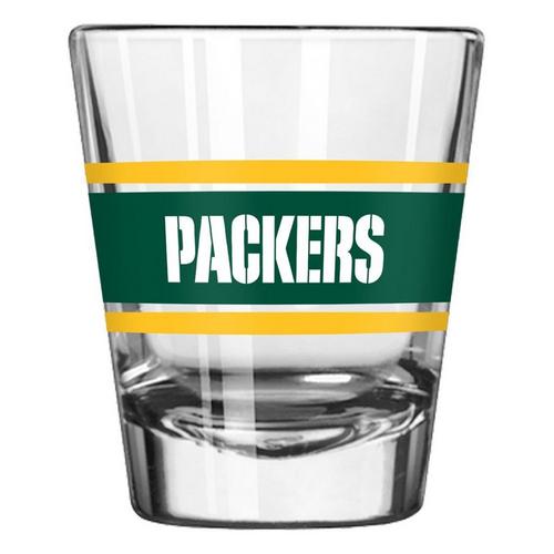 Logo Brands Green Bay Packers Stripe Shot Glass - Primary Image
