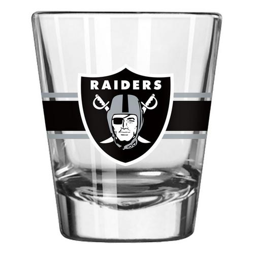 Logo Brands Las Vegas Raiders Stripe Shot Glass - Primary Image