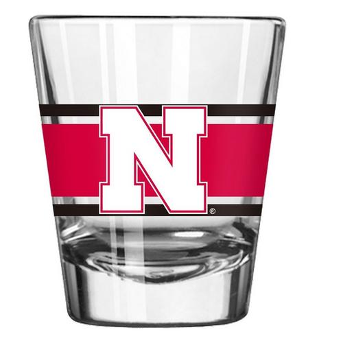 Logo Brands Nebraska Cornhuskers Stripe Shot Glass - Primary Image
