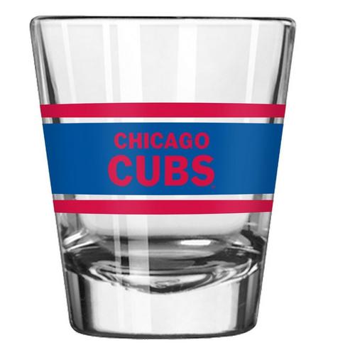 Logo Brands Chicago Cubs Stripe Shot Glass - Primary Image