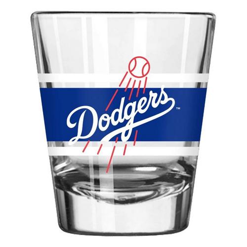 Logo Brands Los Angeles Dodgers Stripe Shot Glass - Primary Image